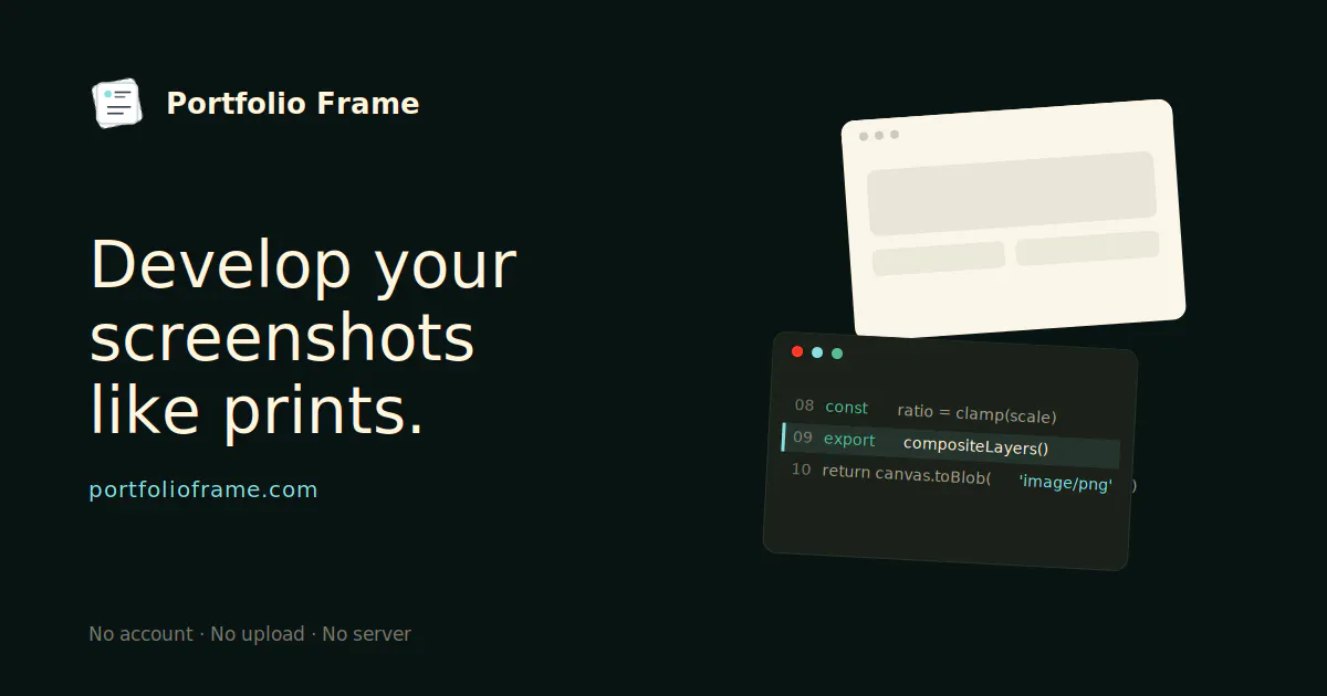 Portfolio Frame