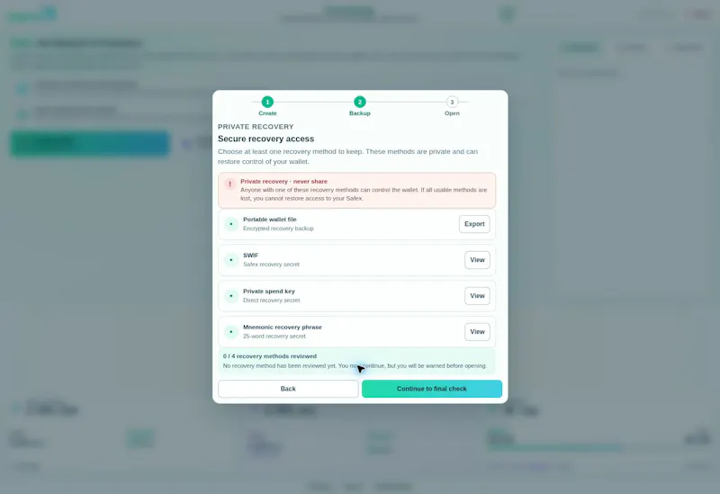 Safex screenshot 3