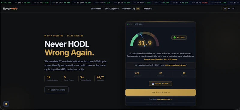 NeverHodl screenshot 2