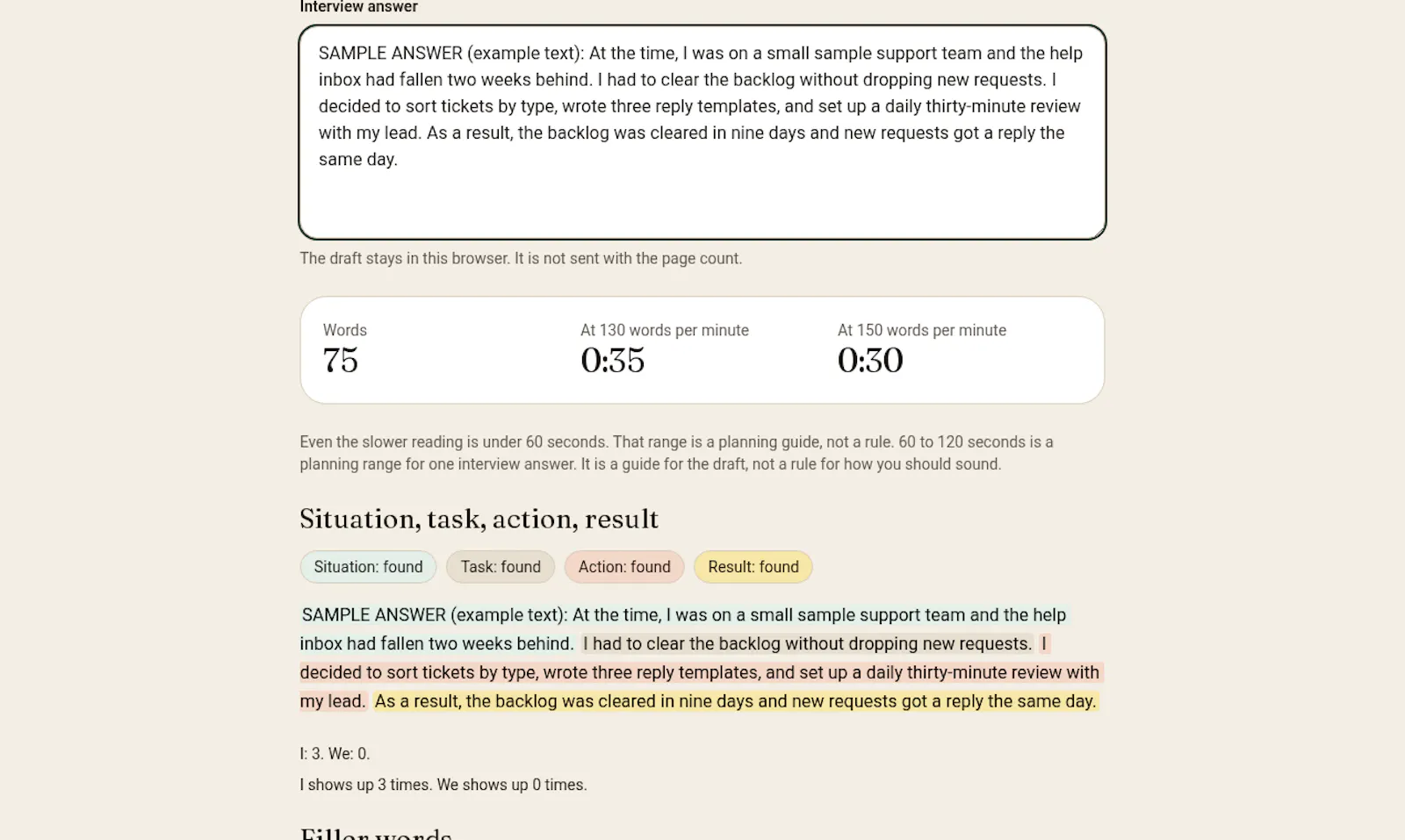 Speech Timer & STAR Checker screenshot 2