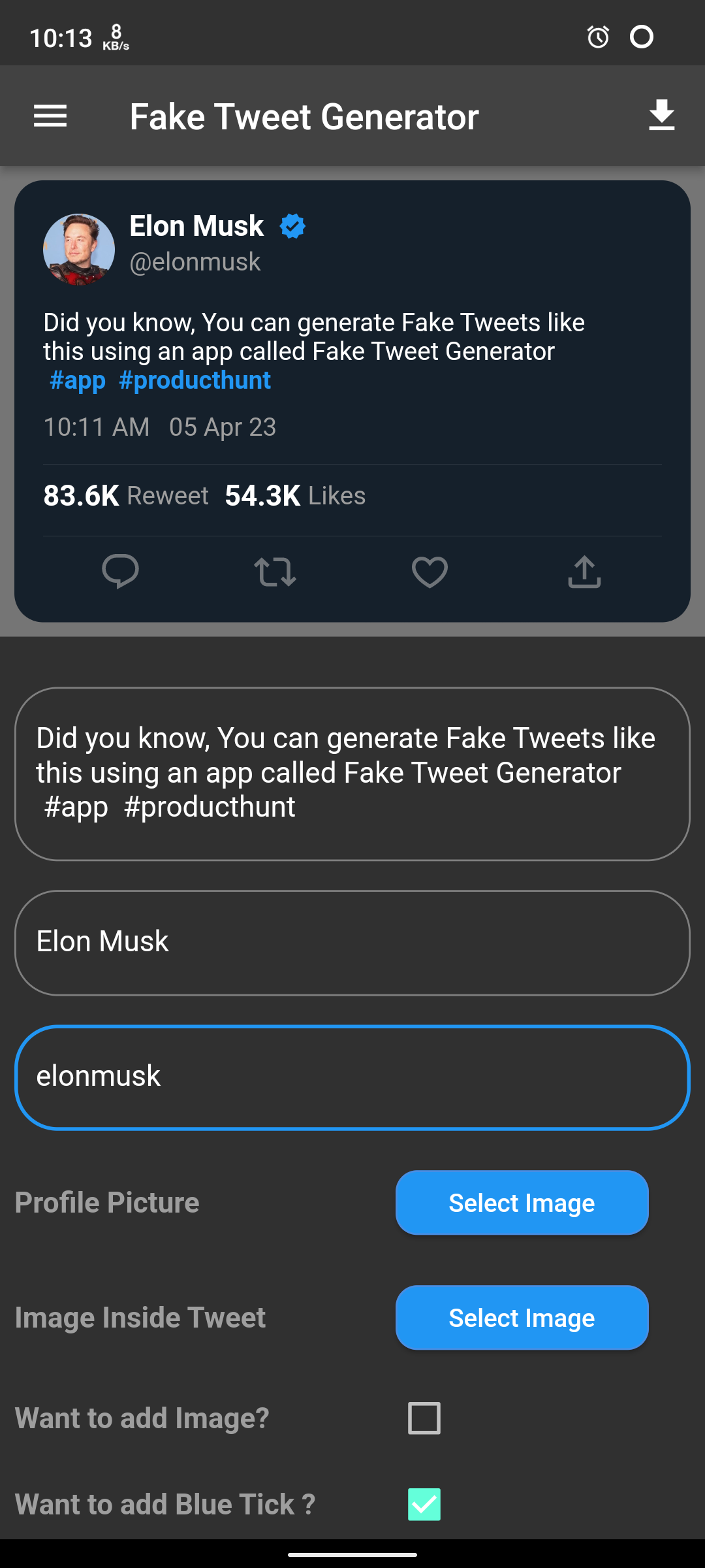 Fake Tweet Generator media 2