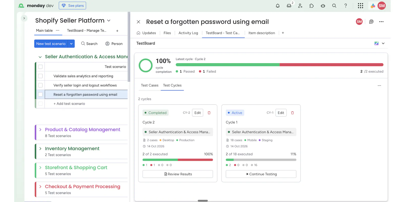 TestBoard screenshot 3
