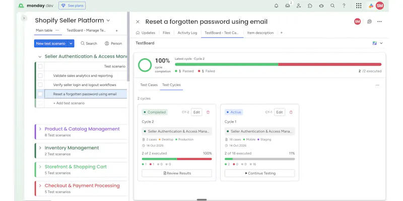 TestBoard screenshot 3