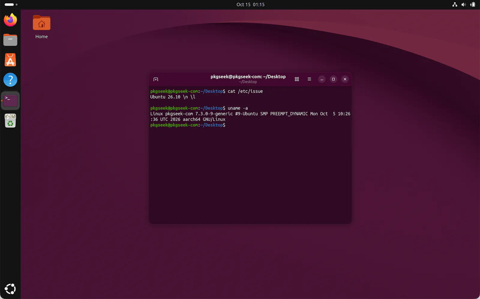 Ubuntu 26.10 (Stonking Stingray) screenshot 4