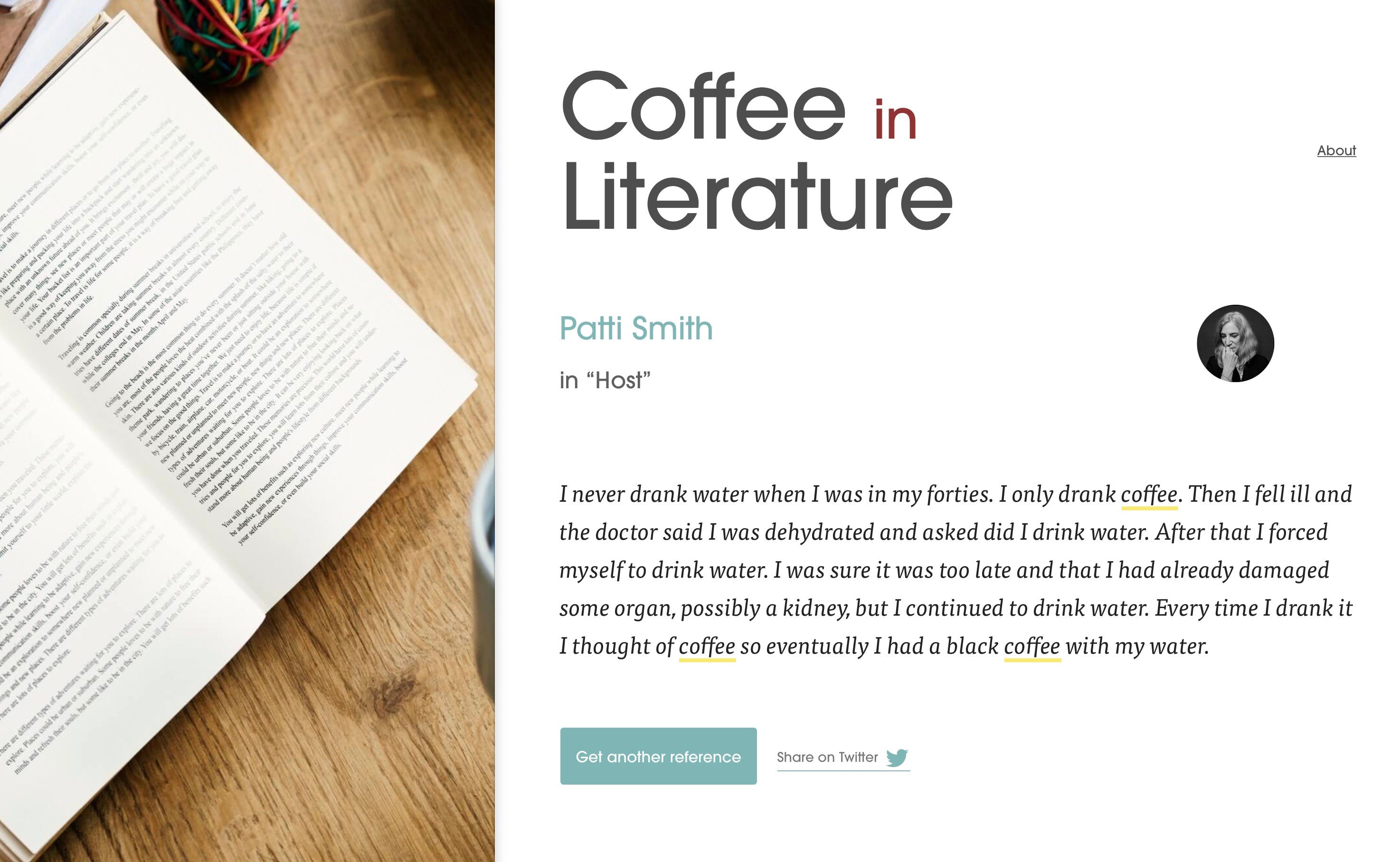Coffee in Literature media 1