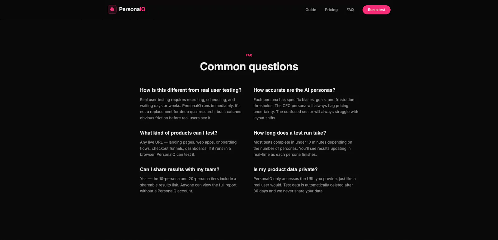 PersonaIQ screenshot 6