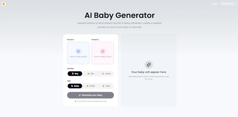 AI Baby Generator screenshot 1