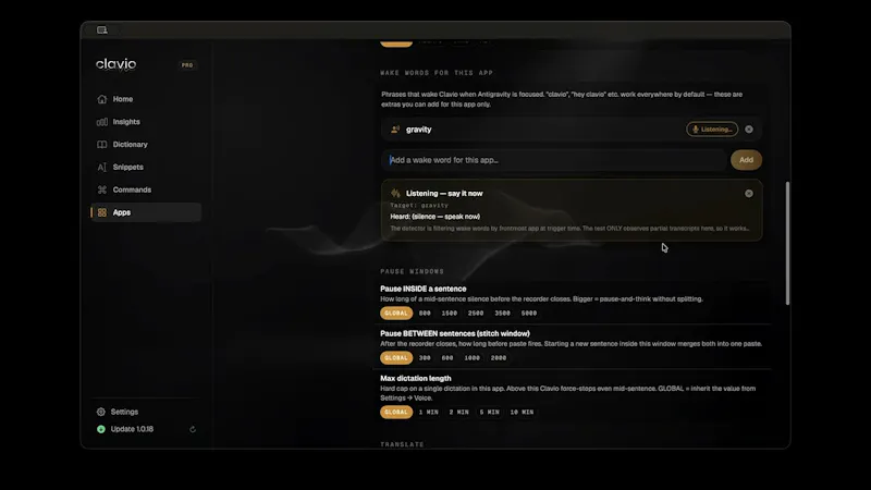 Clavio screenshot 1 (video preview)