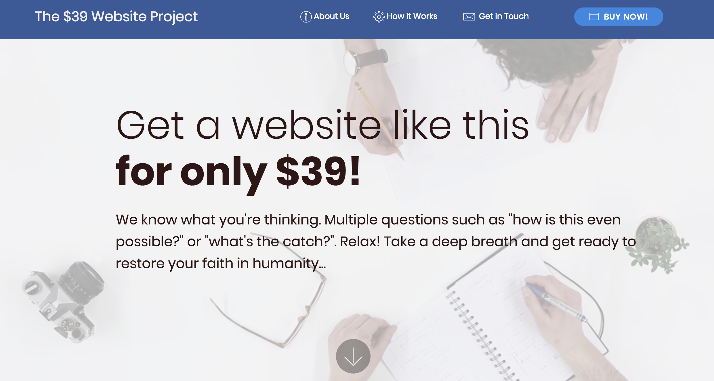 The $39 Website Project gallery image