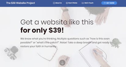 The $39 Website Project gallery image