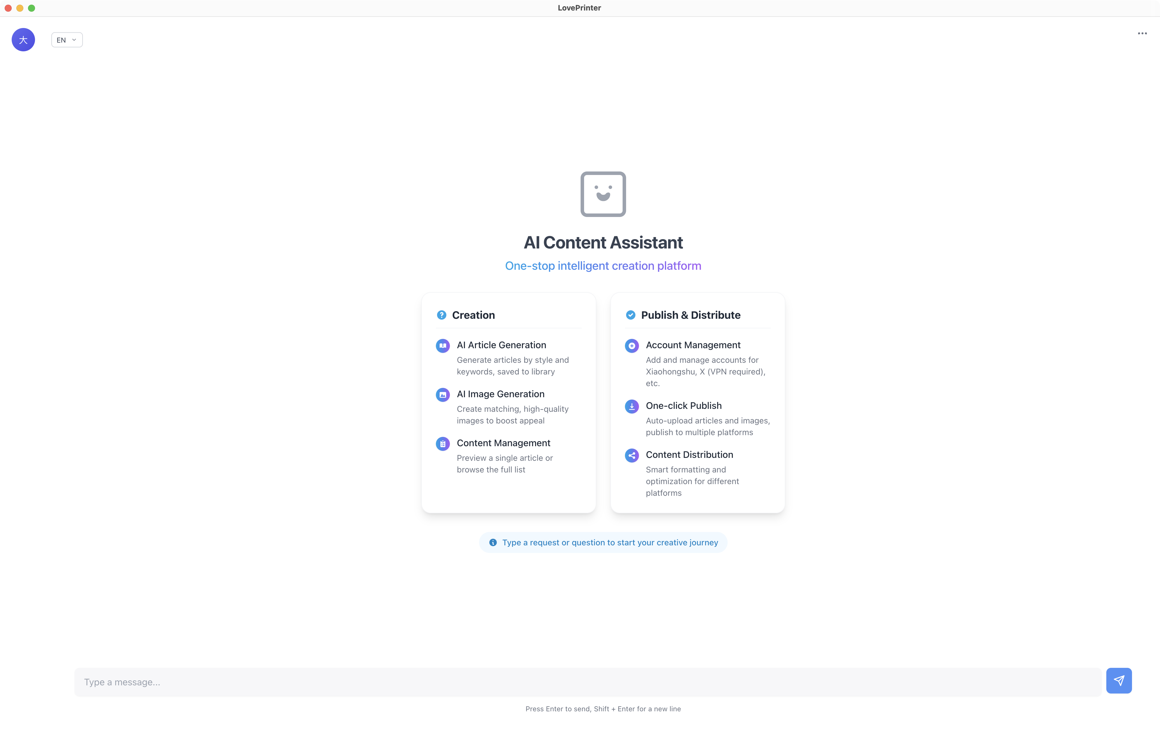 Amante - Ispirazione scintilla, flussi di contenuti media 2