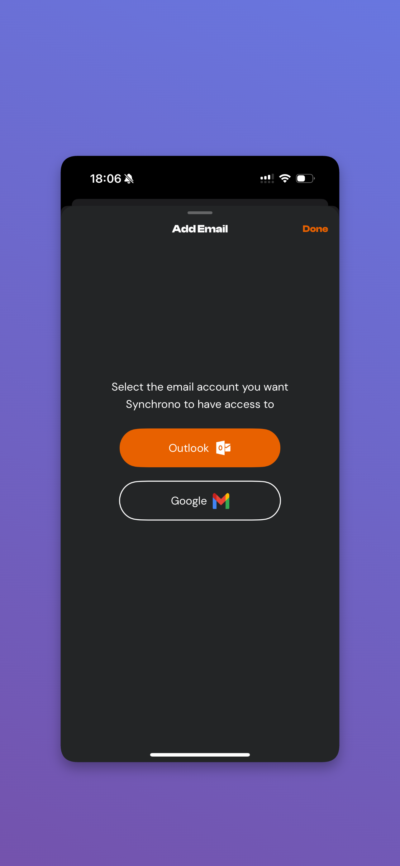 Synchrono - Screenshot 2 showing product features and functionality