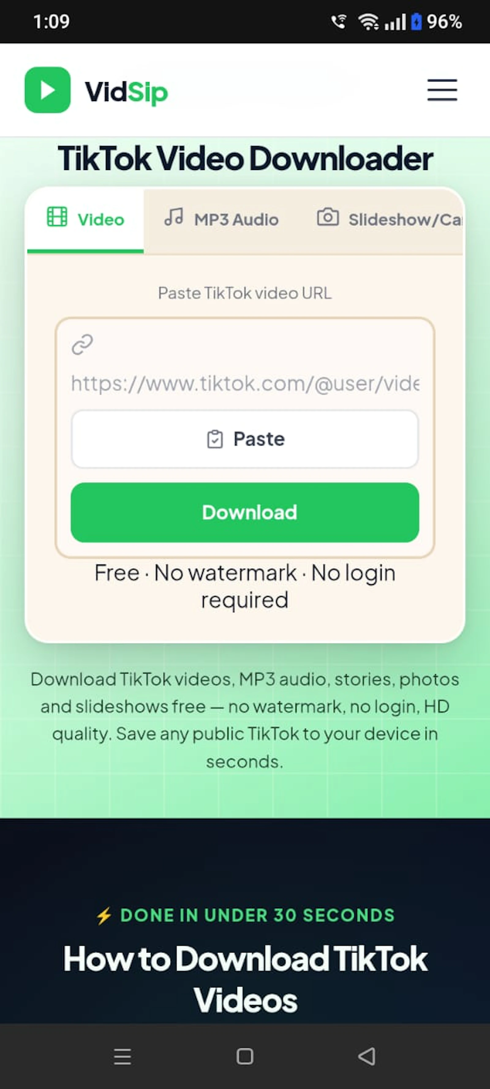 VidSip — Download Any Social Media Video screenshot 7
