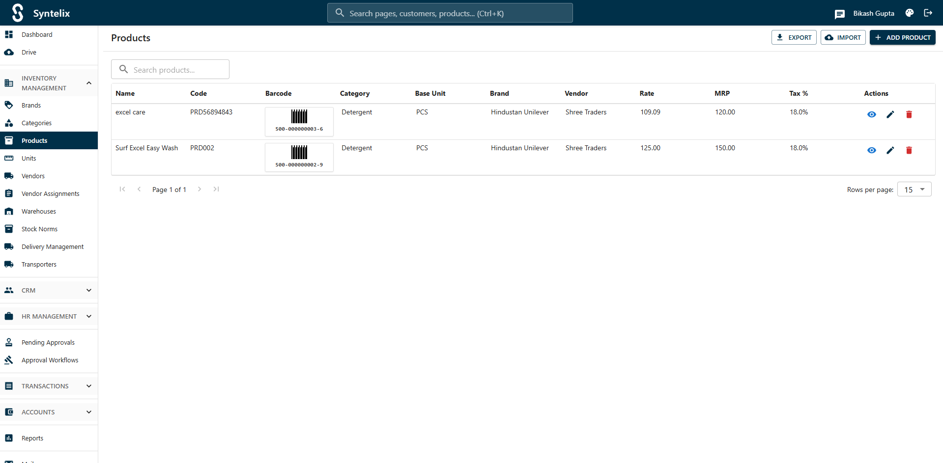 Syntelix ERP gallery image
