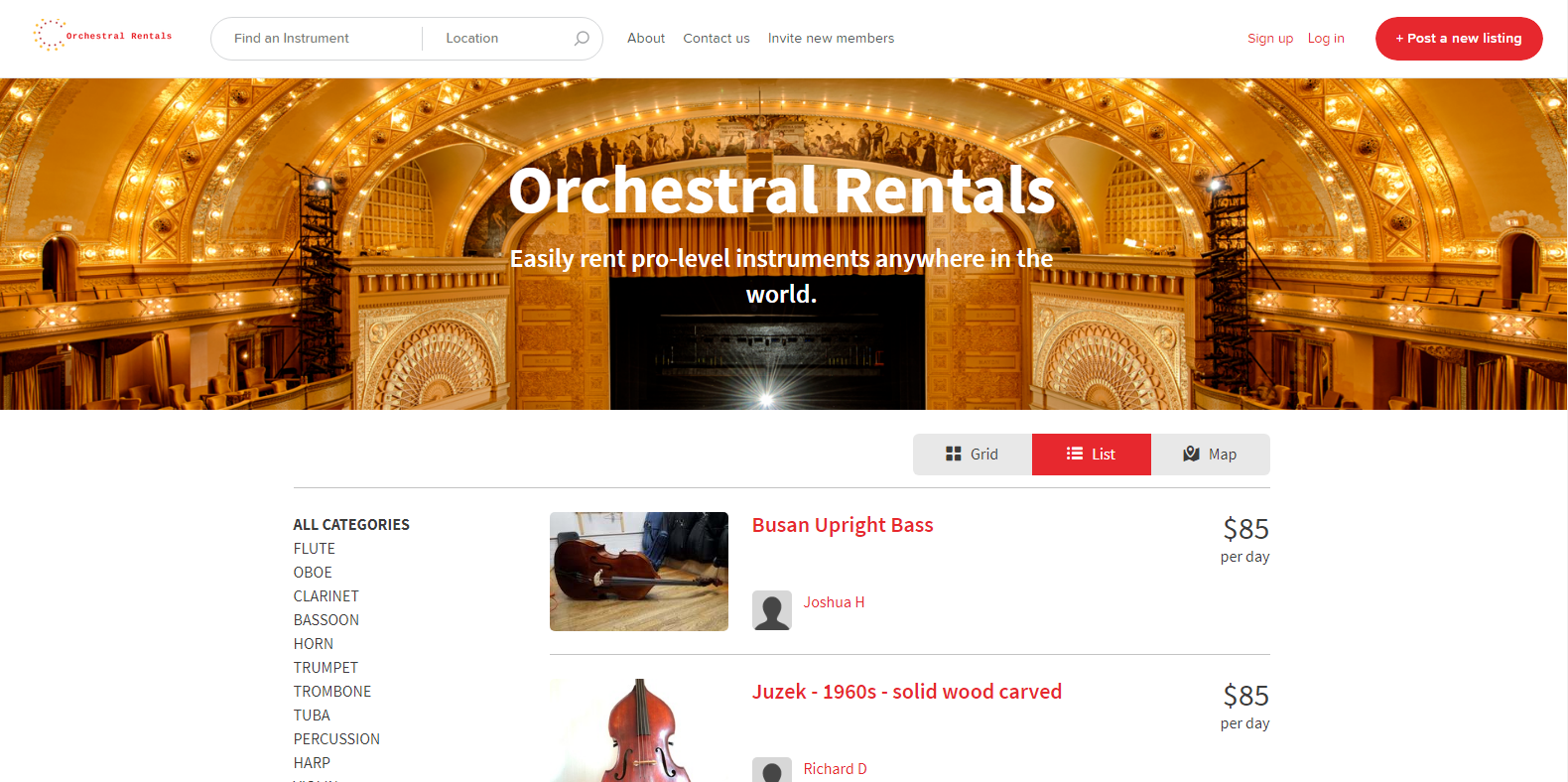 Orchestral Rentals gallery image