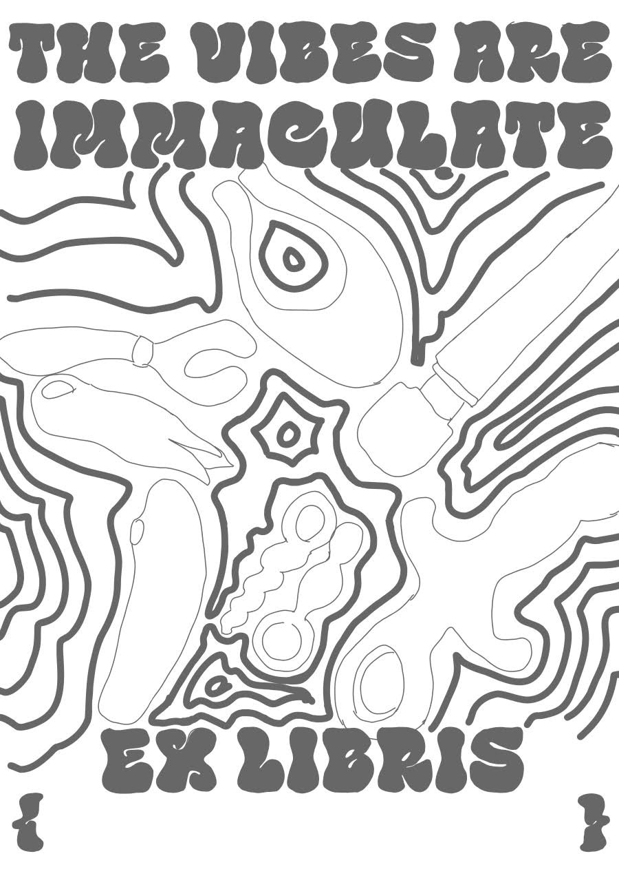 Bookplate - The Vibes Are Immaculate