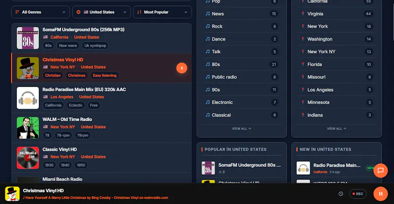 Online Radio FM screenshot 1