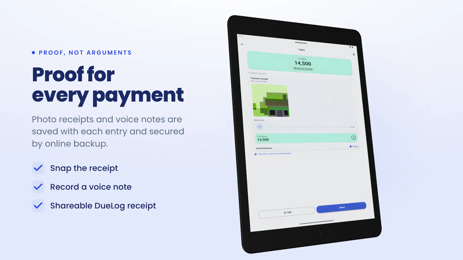 DueLog: Debt & IOU Tracker screenshot 3