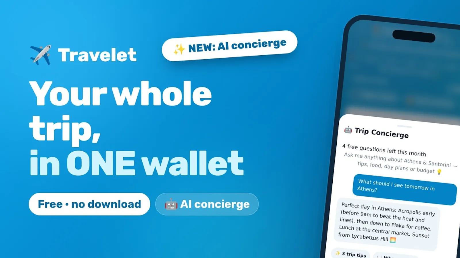 Travelet ✈️ screenshot 1 (video preview)