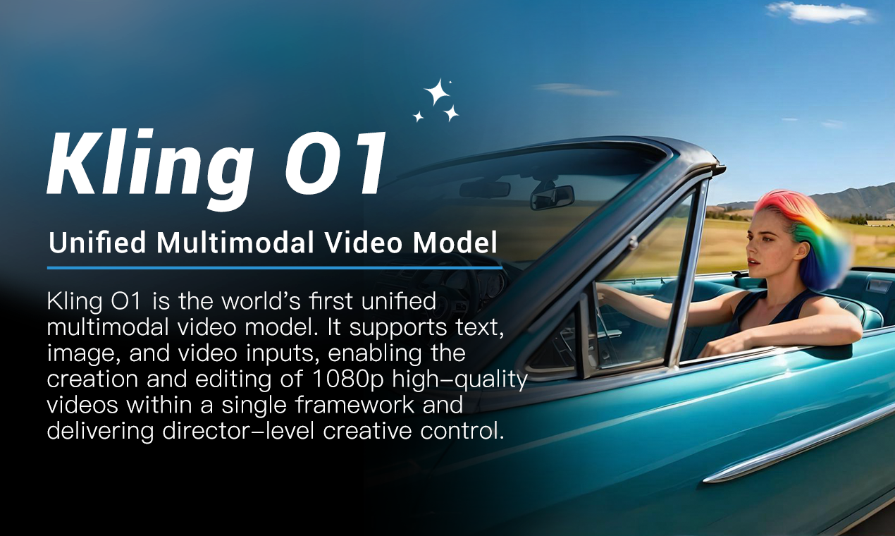 Kling O1 - Main product screenshot demonstrating key features and user interface