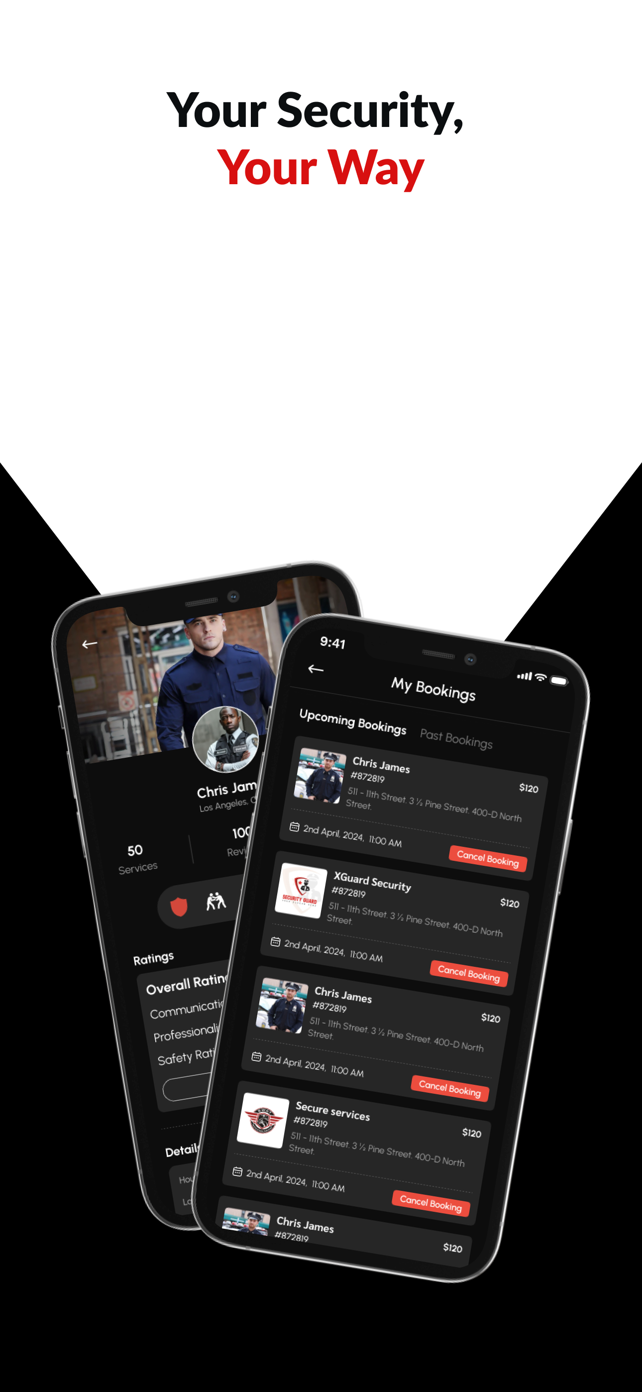 XGuard Security App - Screenshot 4 showing product features and functionality