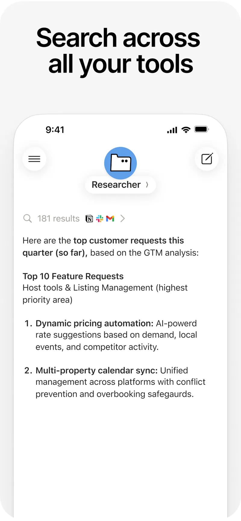 Notion Agents iOS app screenshot 3
