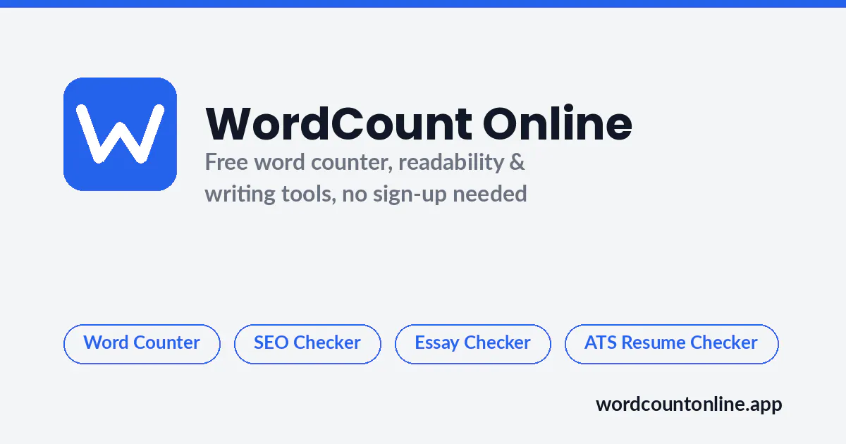 WordCountOnline gallery image