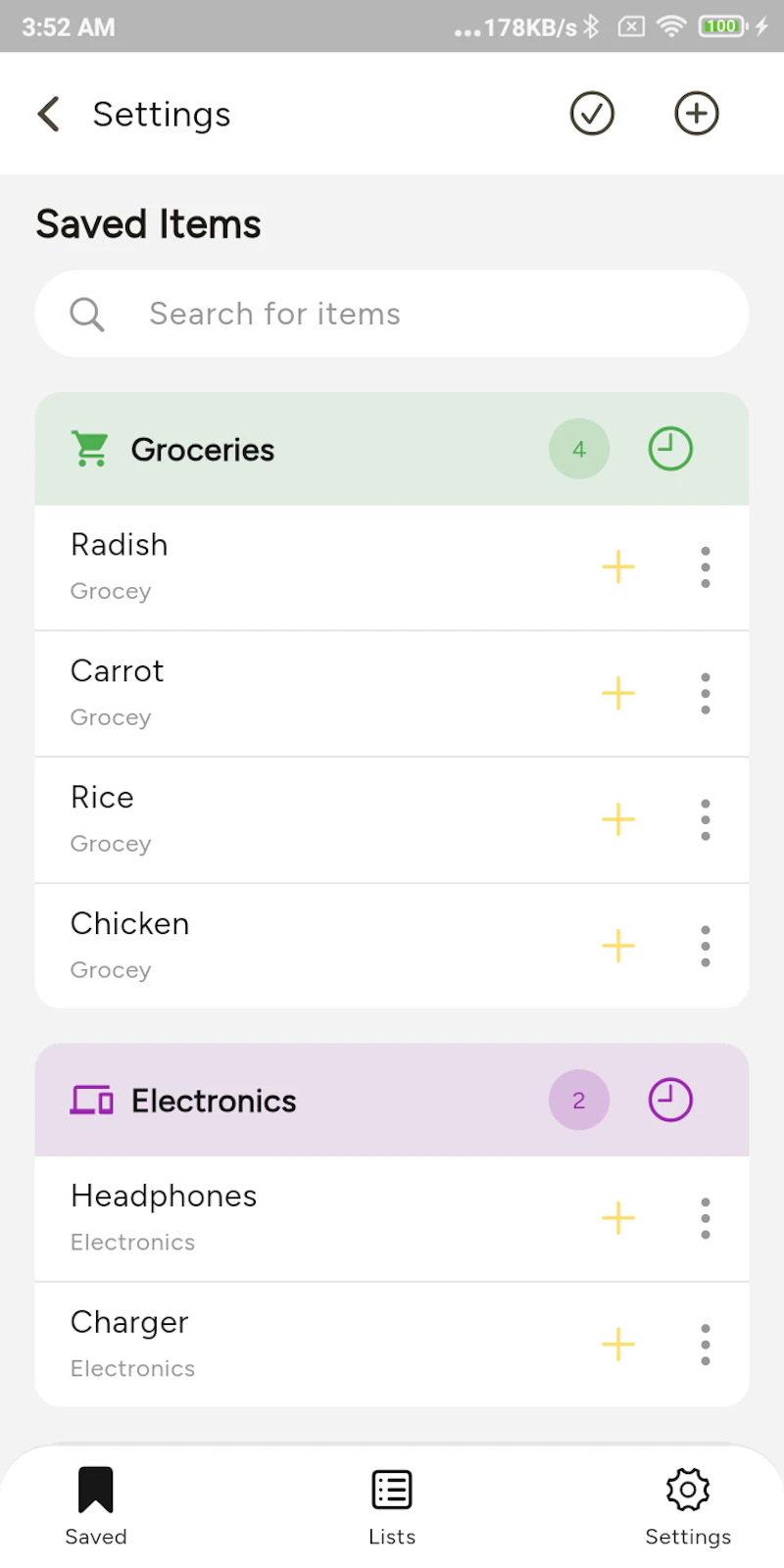 LiteList — Clean List Manager screenshot 3
