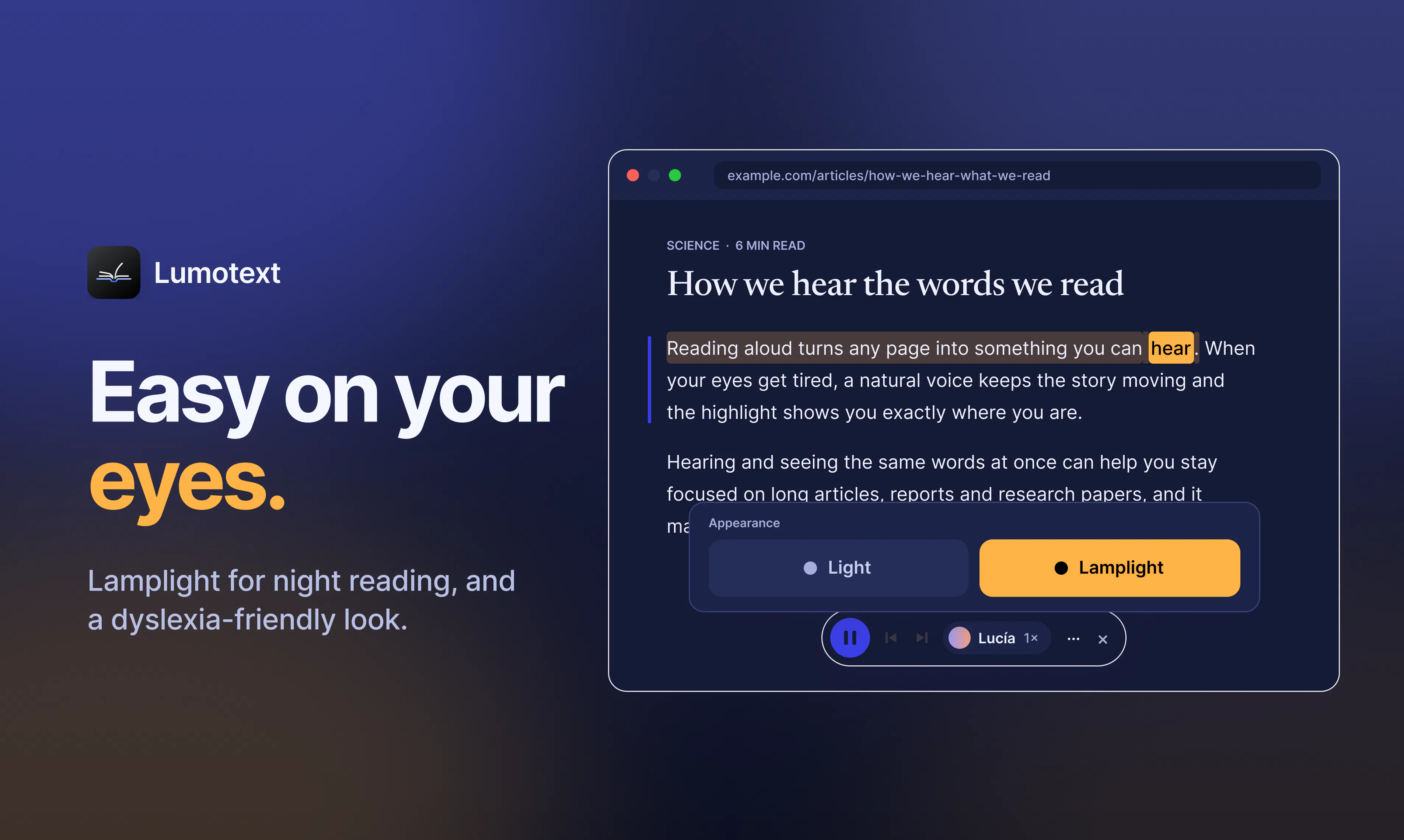 Lumotext - Text-to-Speech Reader gallery image