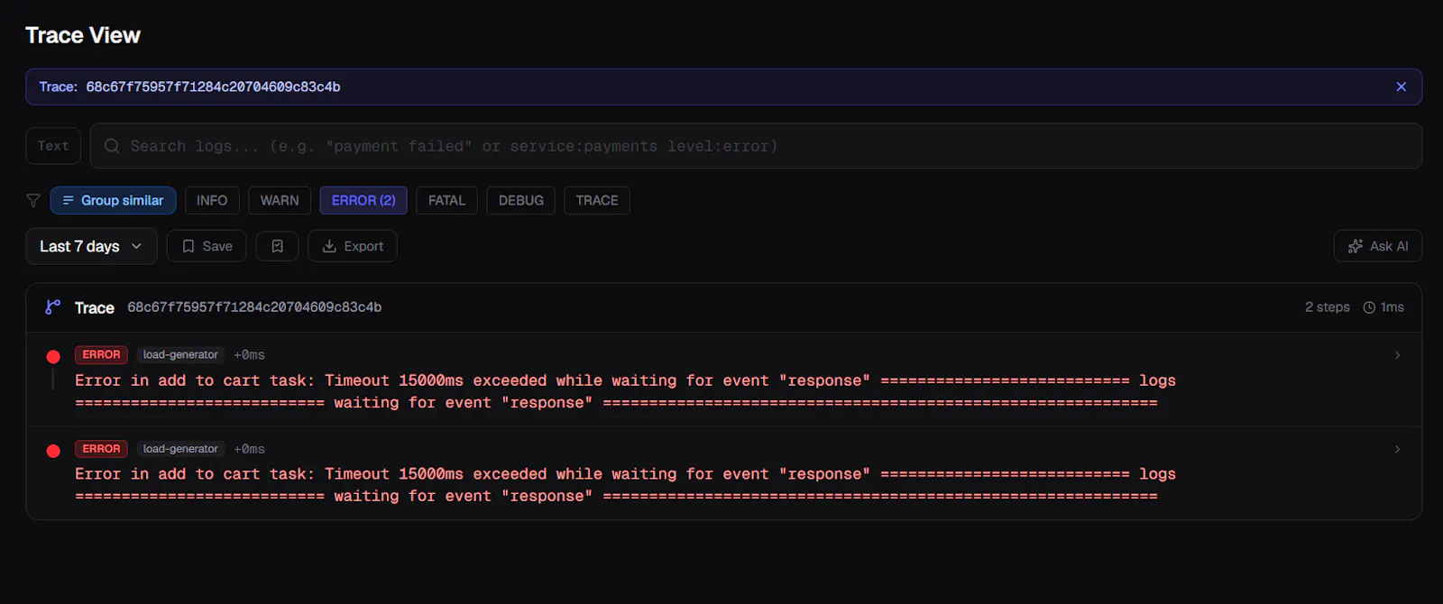 LogFlow screenshot 4