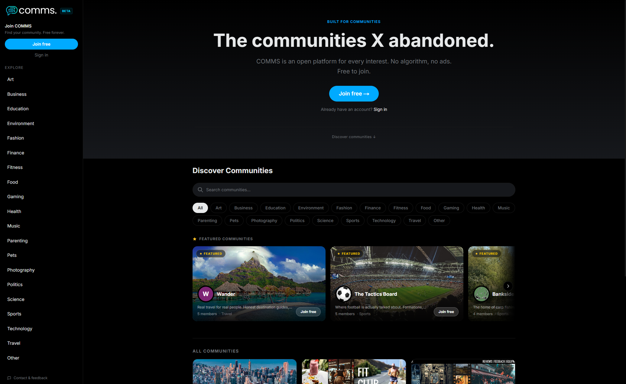 Comms. gallery image