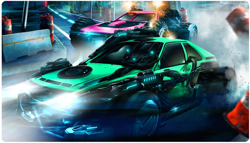 Neon Knights Board Game gallery image