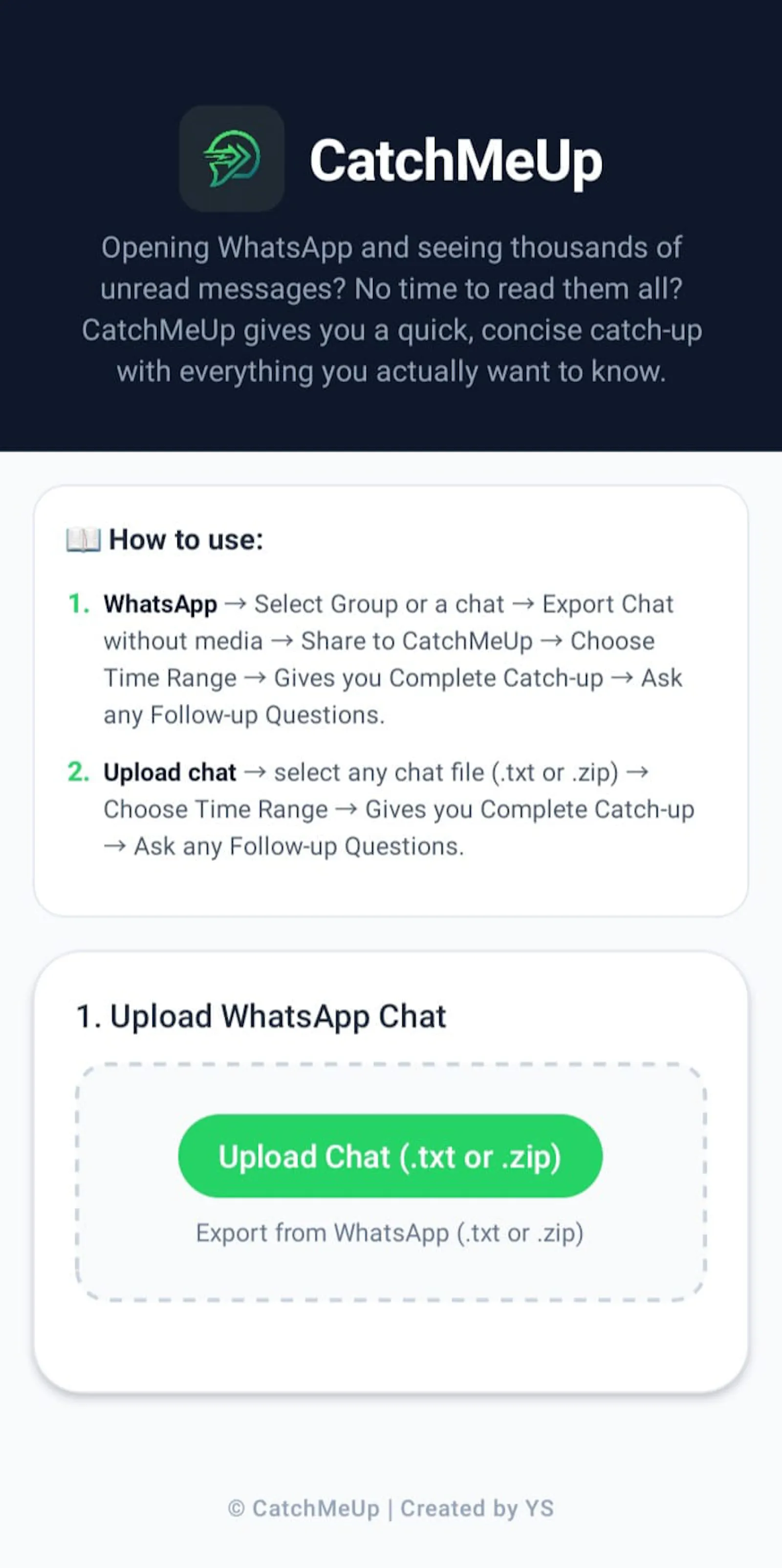 CatchMeUp screenshot 3