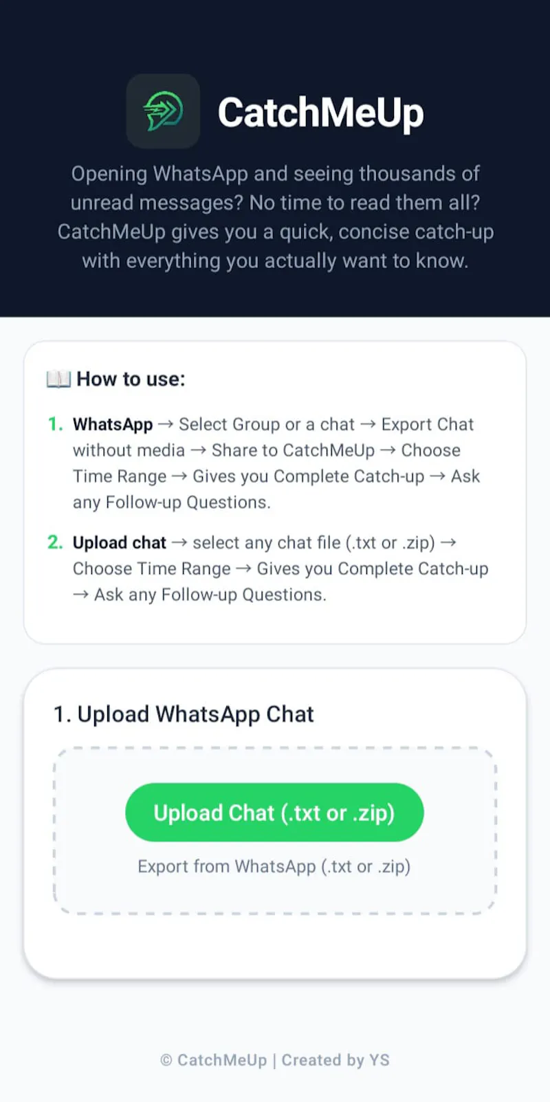 CatchMeUp screenshot 3