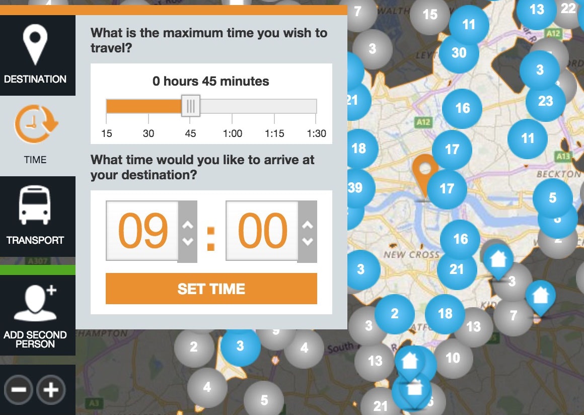 TravelTime Search API gallery image