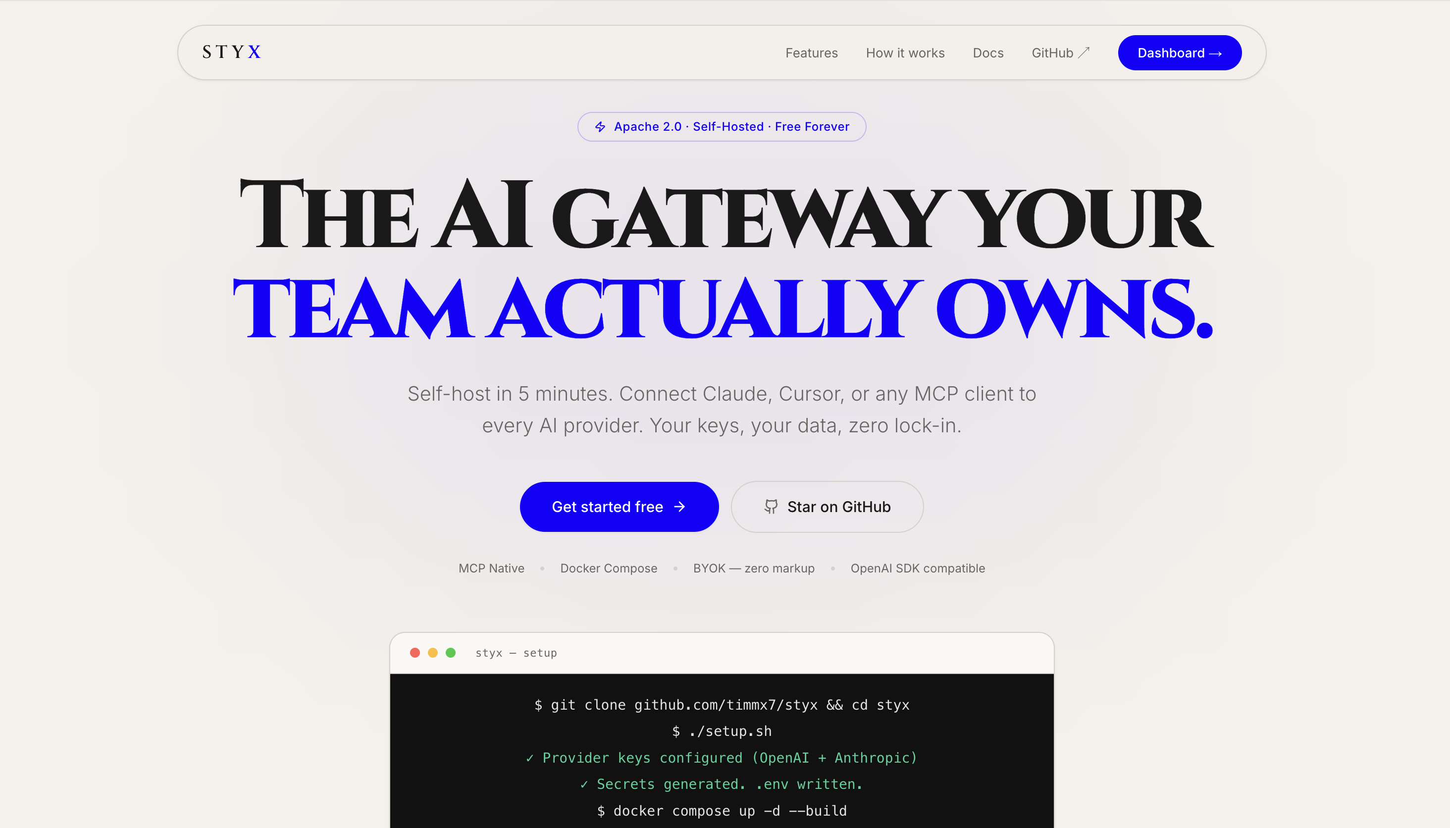 Styx - Main product screenshot demonstrating key features and user interface