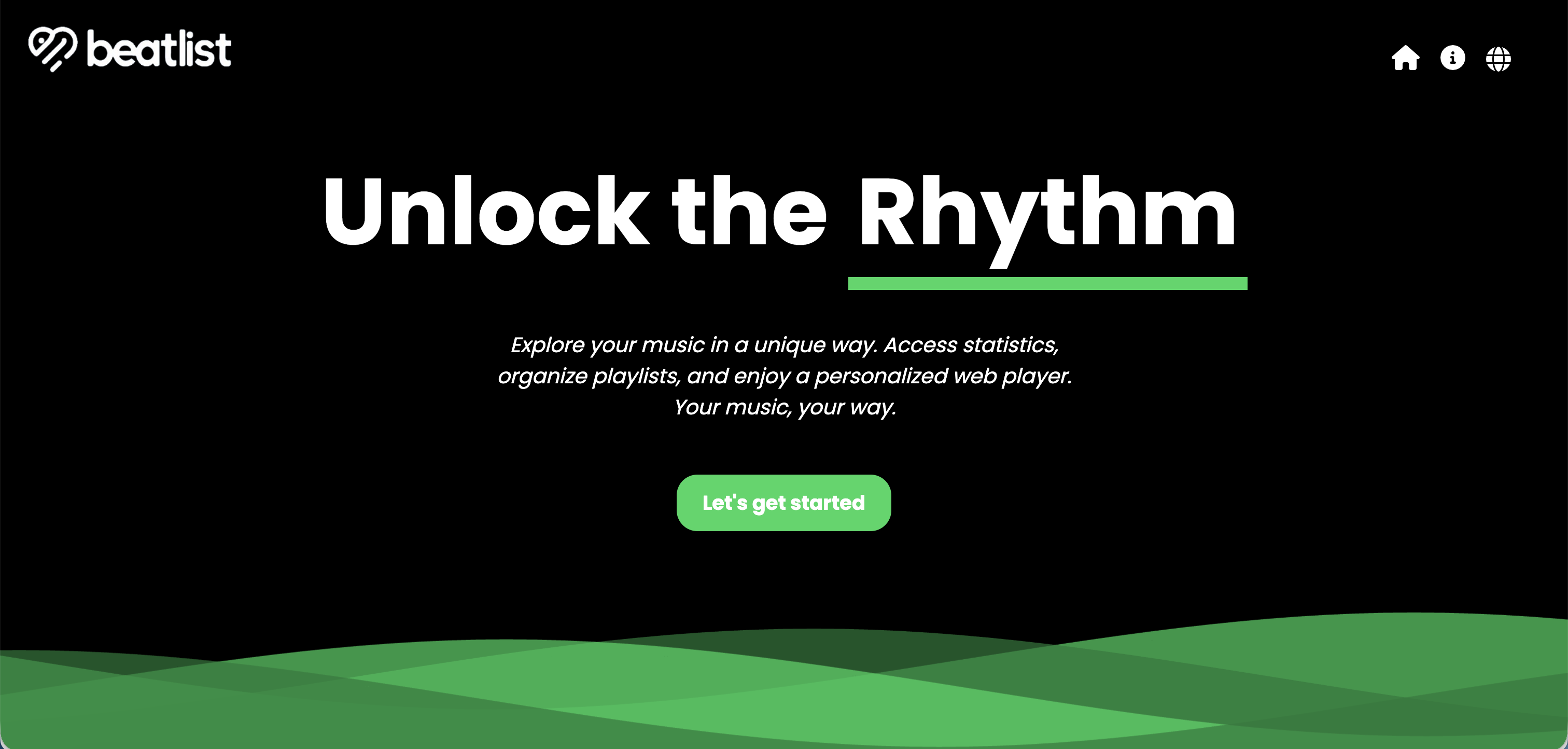 BeatList - Screenshot 2 showing product features and functionality