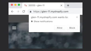 Shopify FREE Web Push Messages & Popups gallery image