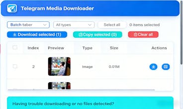 Free Telegram media downloads gallery image