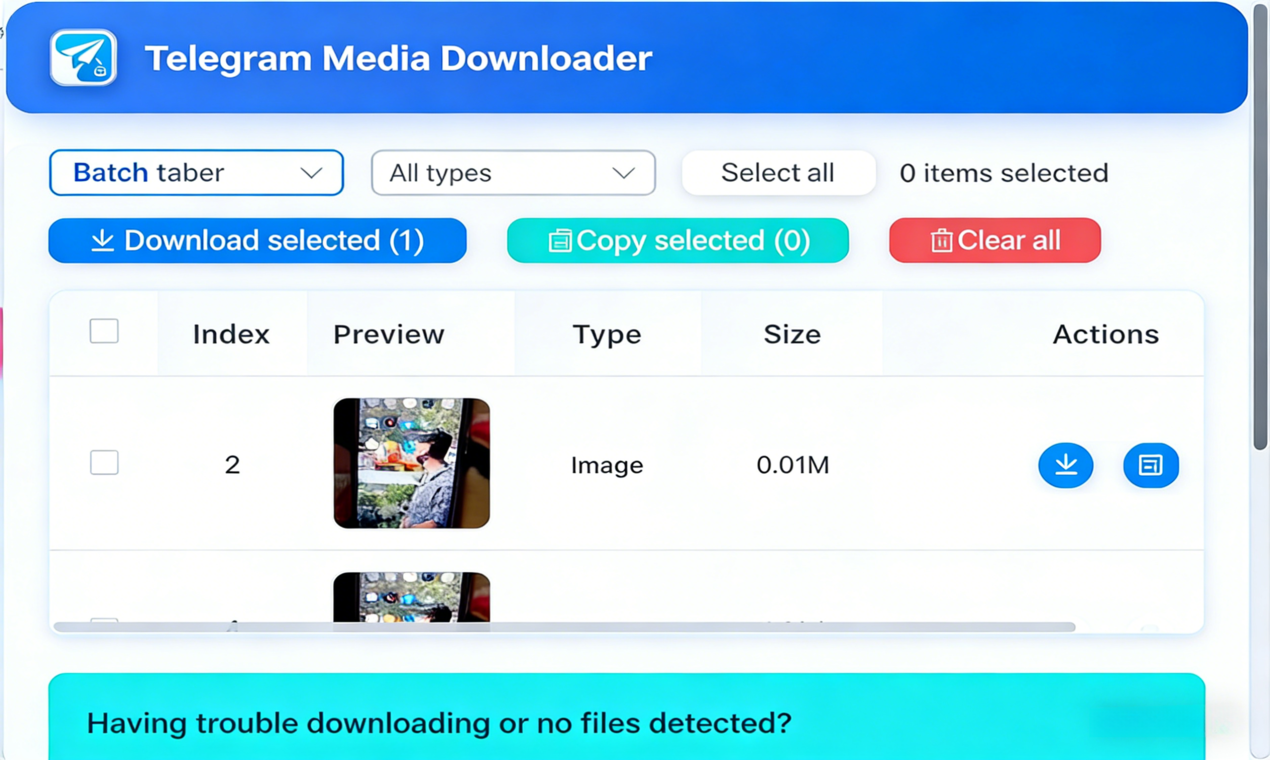Free Telegram media downloads - Main product screenshot demonstrating key features and user interface
