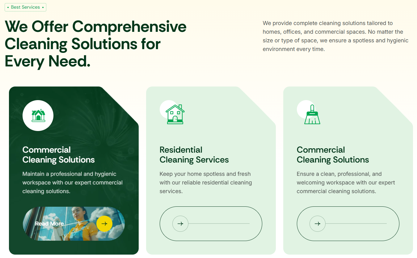 Cleaning Services WordPress Theme gallery image
