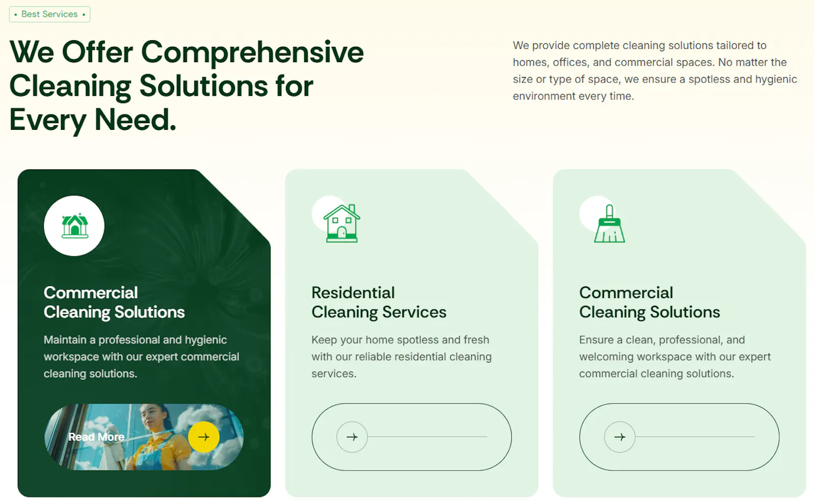 Cleaning Services WordPress Theme screenshot 3