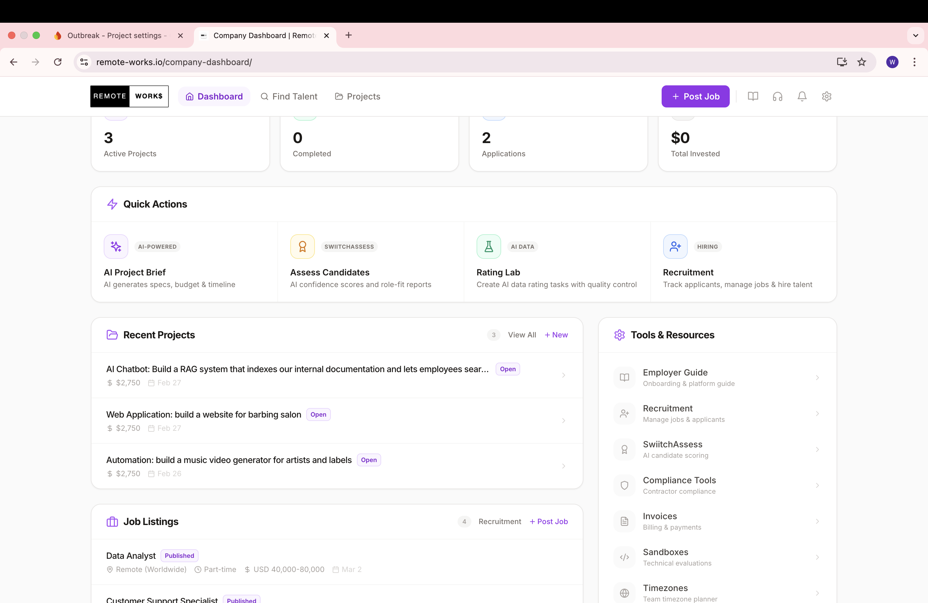 Remote Works - Screenshot 4 showing product features and functionality