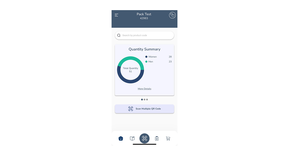 Qserve - Qart -app voor het bestellen van boeken bij mode -beurzen. media 2