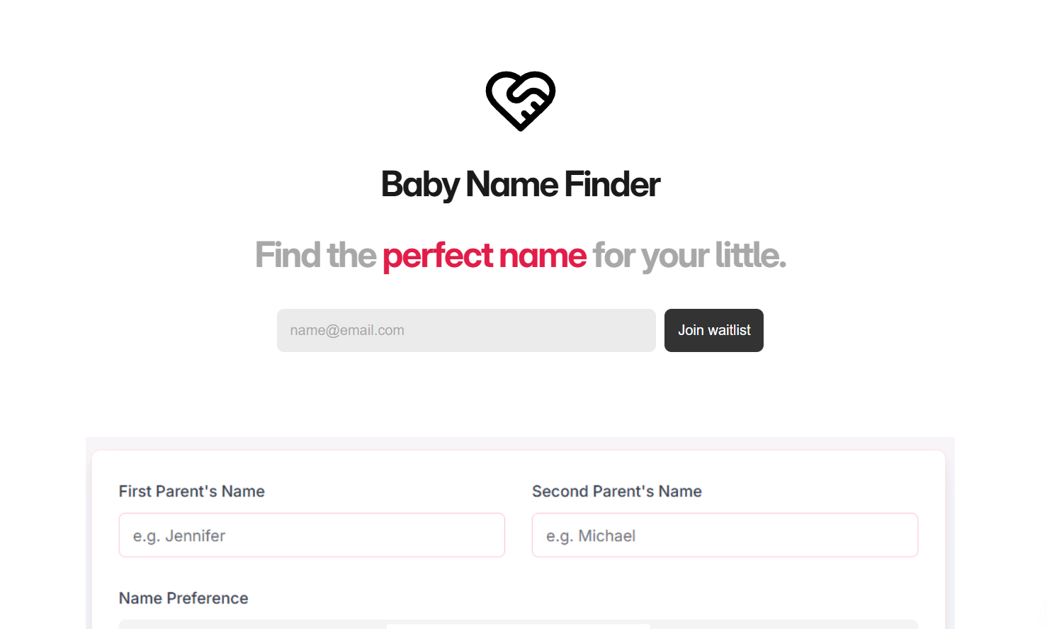 Finder del nome per bambini - Generatore di nomi per bambini intelligenti in un clic. media 1