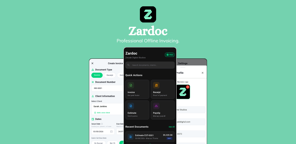 Zardoc - Main product screenshot demonstrating key features and user interface