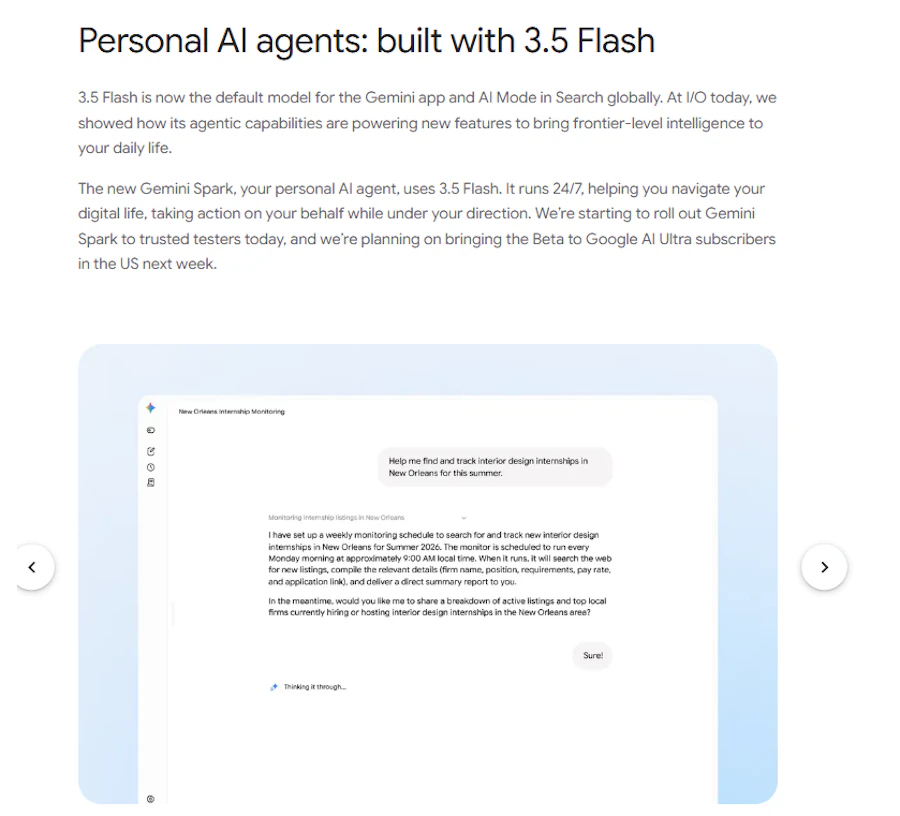 Gemini 3.5 Flash screenshot 3