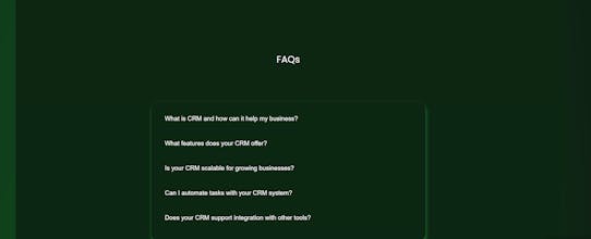 BubbSell CRM Landing Page gallery image