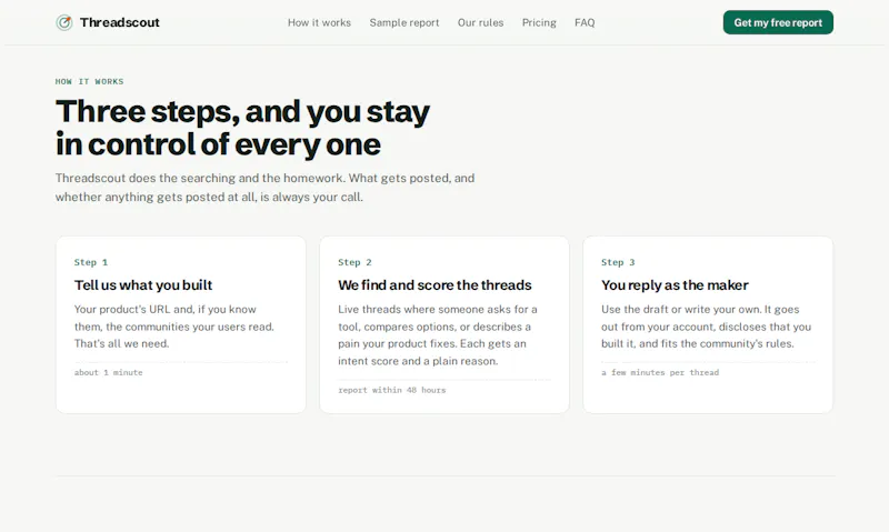Threadscout screenshot 5