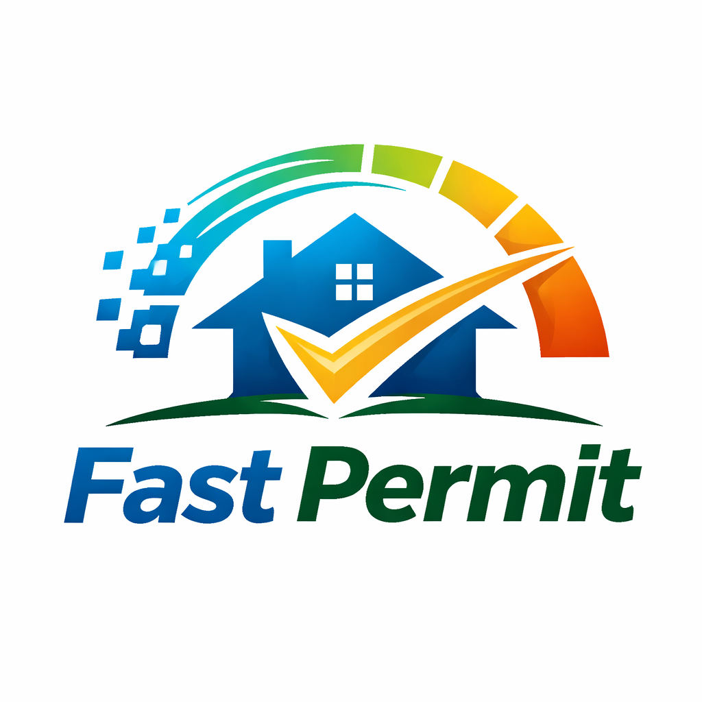 FastPermit - Product Hunt launch logo and brand identity